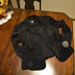 Velvet Patterned Blazer